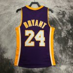 NBA 24 Kobe Bryant 2008-09 Maillot Retro Violet imprimé